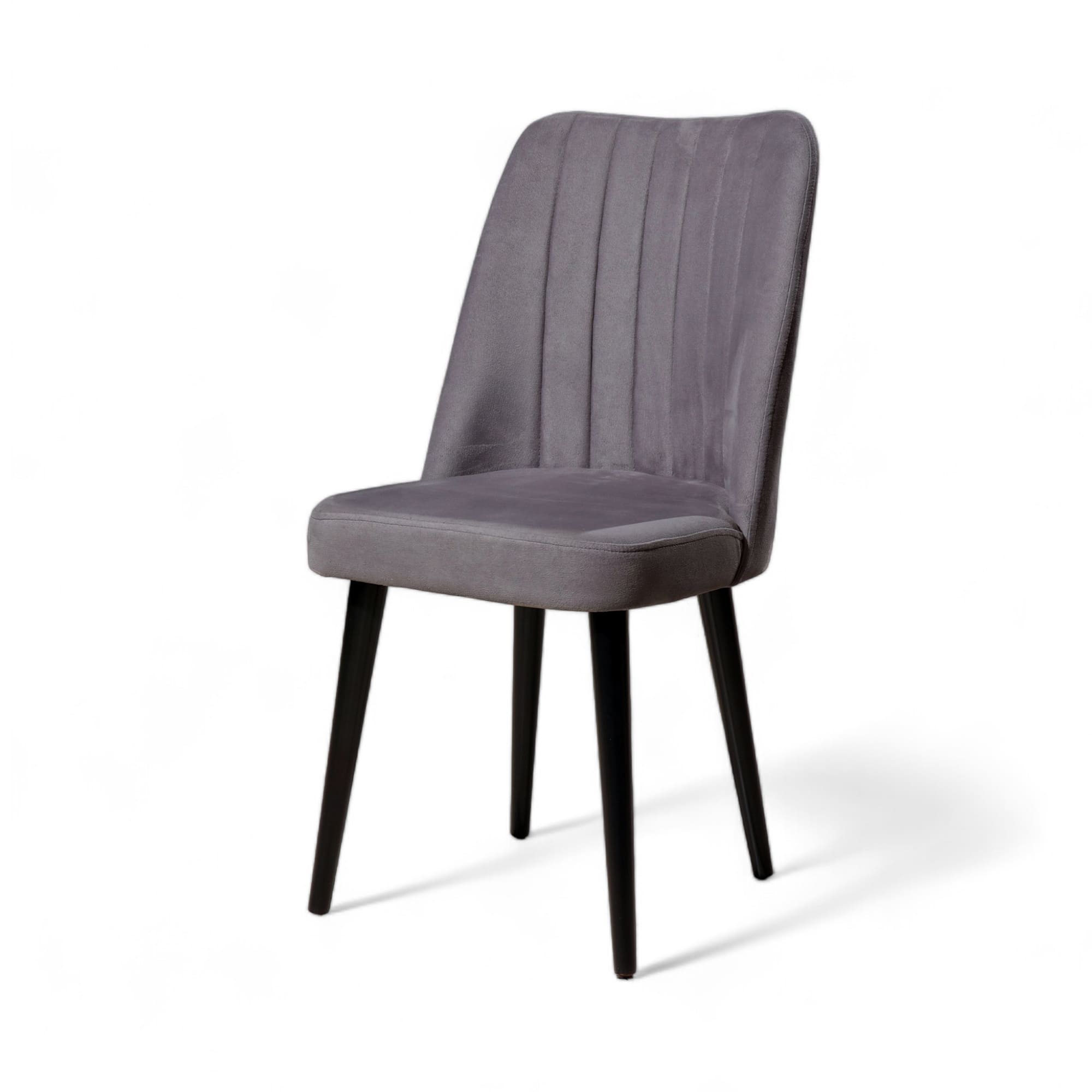 Polo Sandalye | Soho Kumaş | Siyah Ahşap Ayak