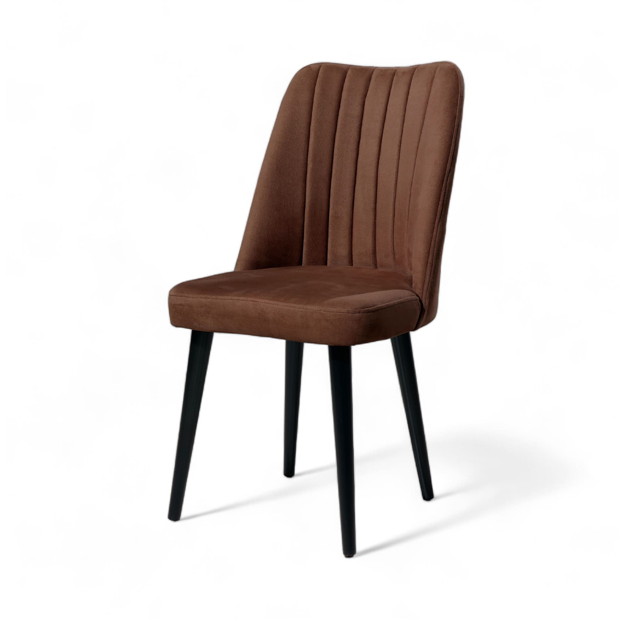 Polo Sandalye | Soho Kumaş | Siyah Ahşap Ayak