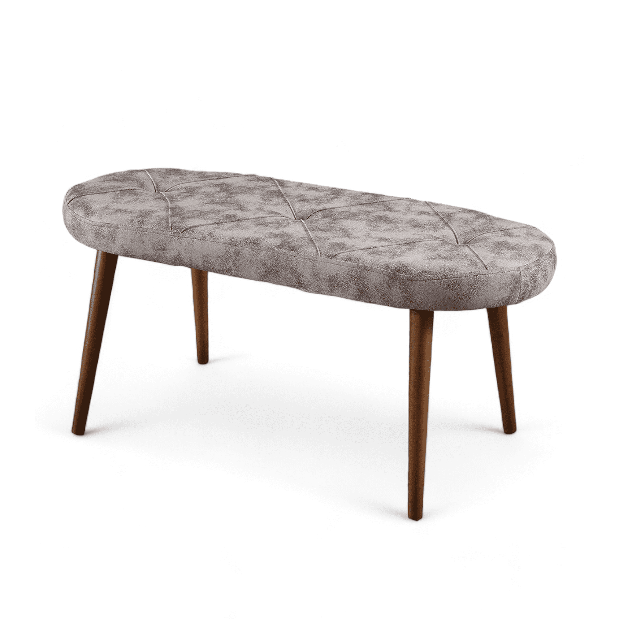 Bench | Milas Kumaş | Ceviz Ayak