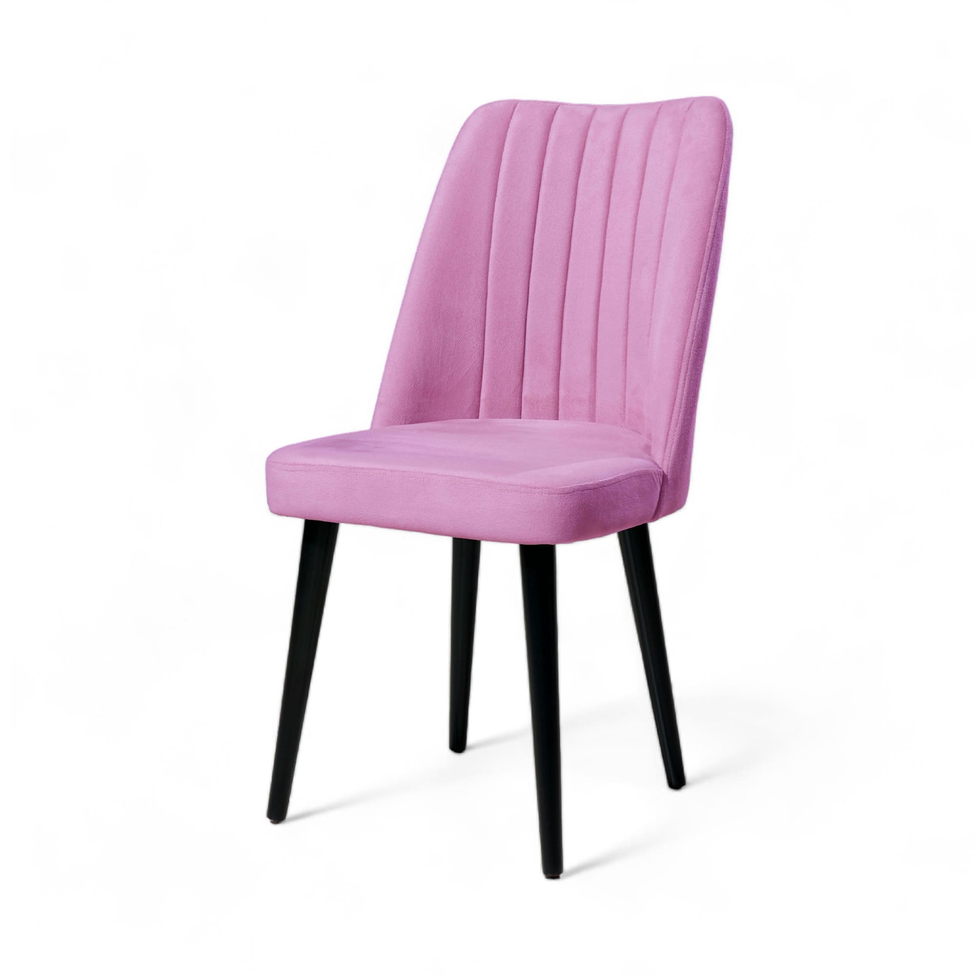 Polo Sandalye | Soho Kumaş | Siyah Ahşap Ayak