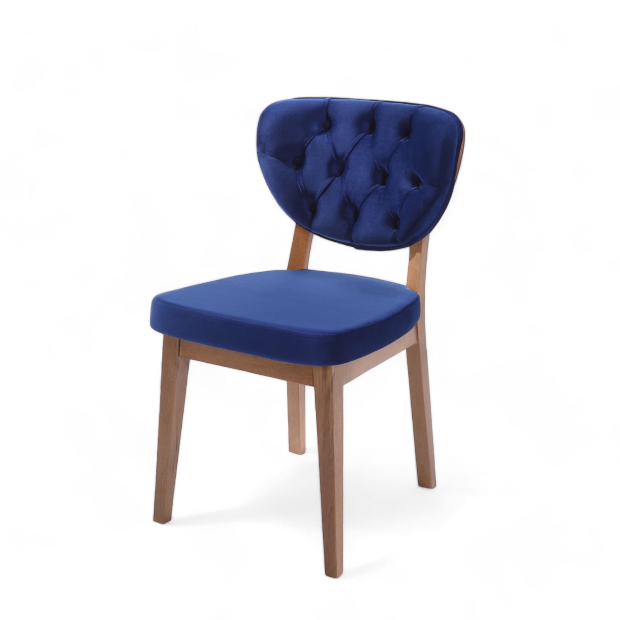 Boston Sandalye | Baby Face Kumaş | Ceviz Ahşap İskelet