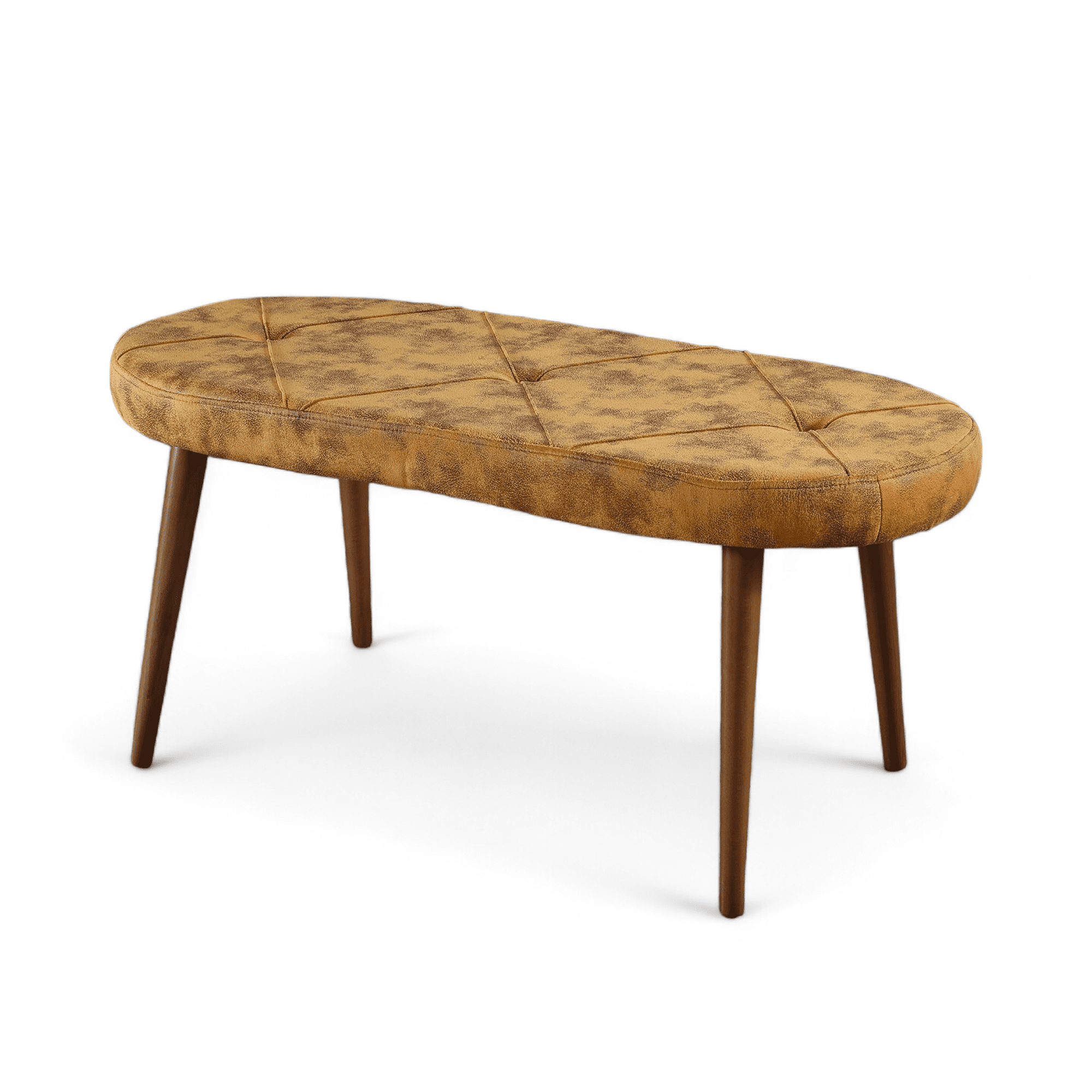 Bench | Milas Kumaş | Ceviz Ayak