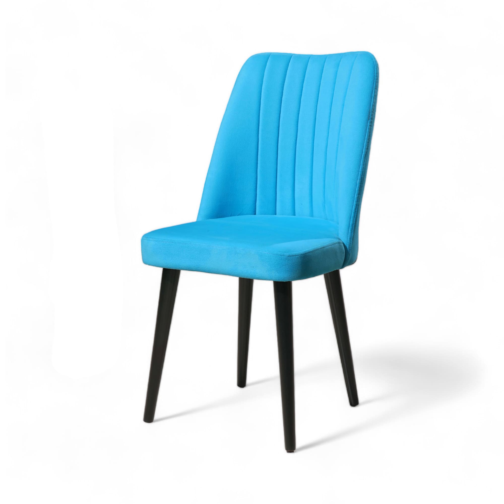 Polo Sandalye | Soho Kumaş | Siyah Ahşap Ayak