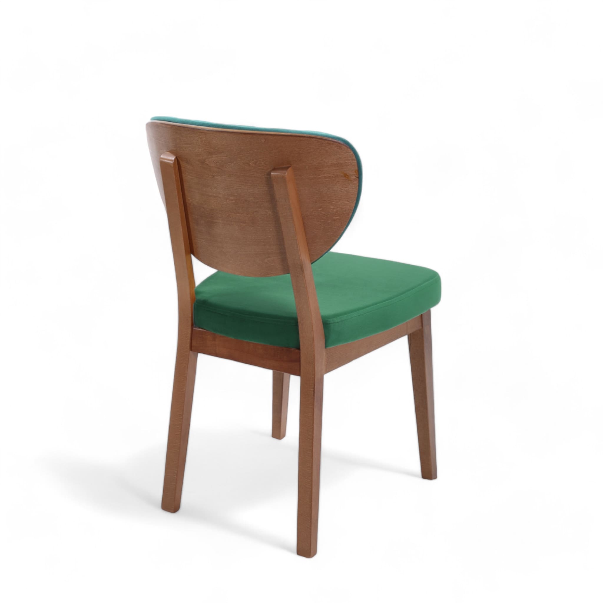 Boston Sandalye | Baby Face Kumaş | Ceviz Ahşap İskelet