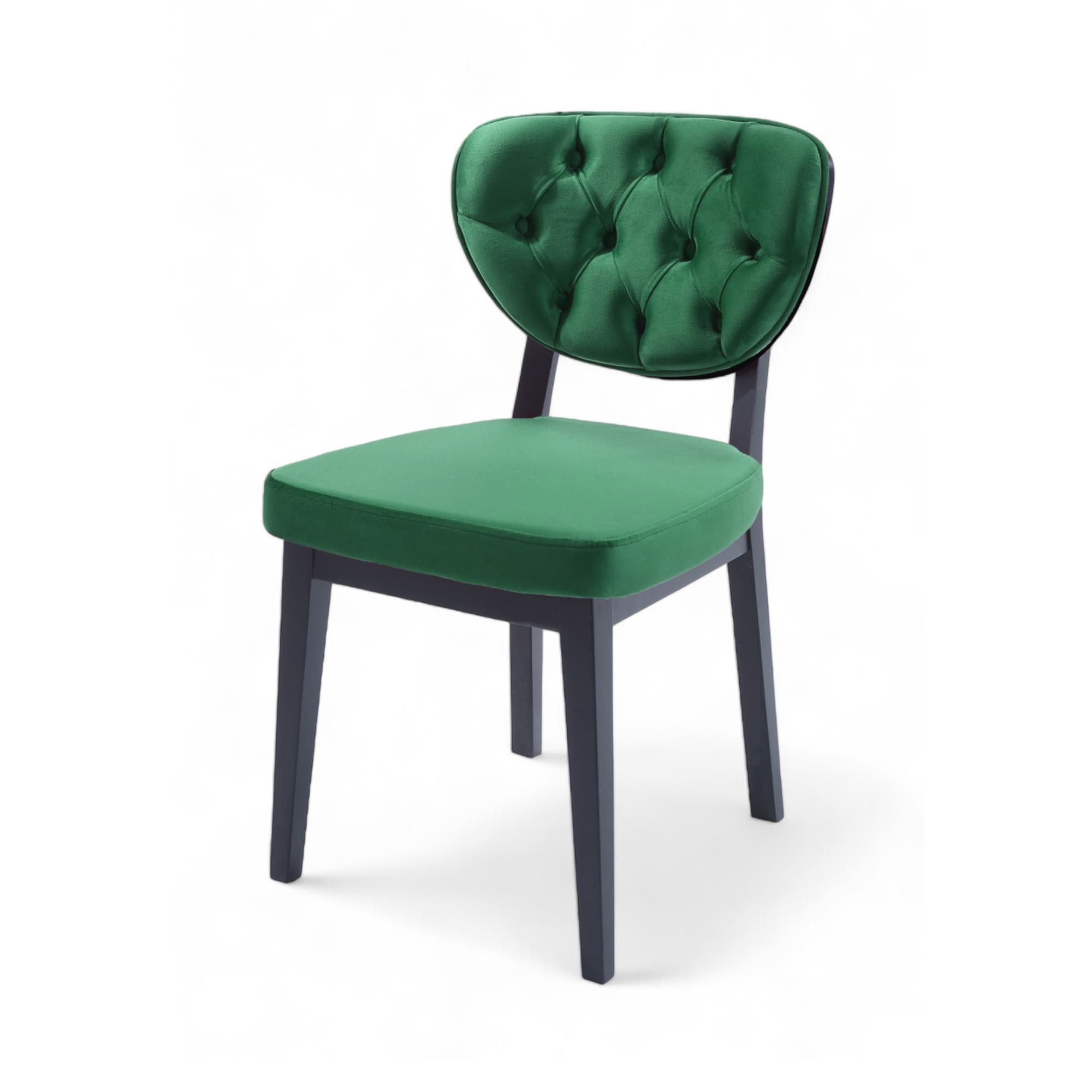 Boston Sandalye | Baby Face Kumaş | Siyah Ahşap İskelet