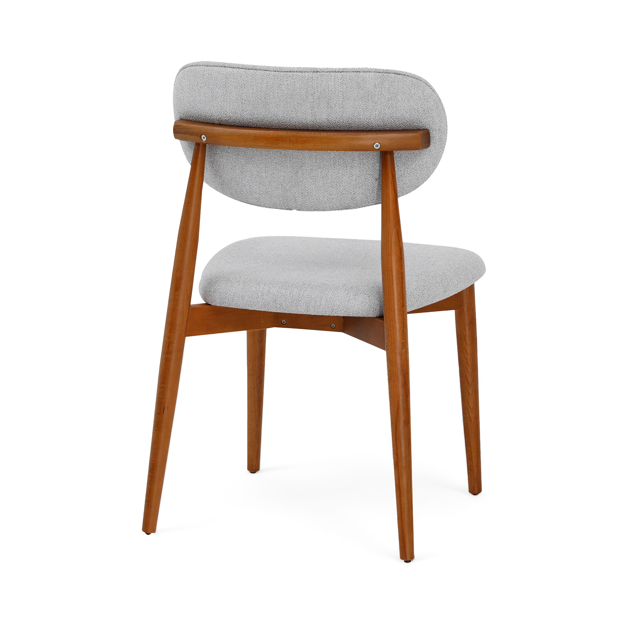 Bohem Parma Sandalye | Mense Kumaş | Ahşap İskelet