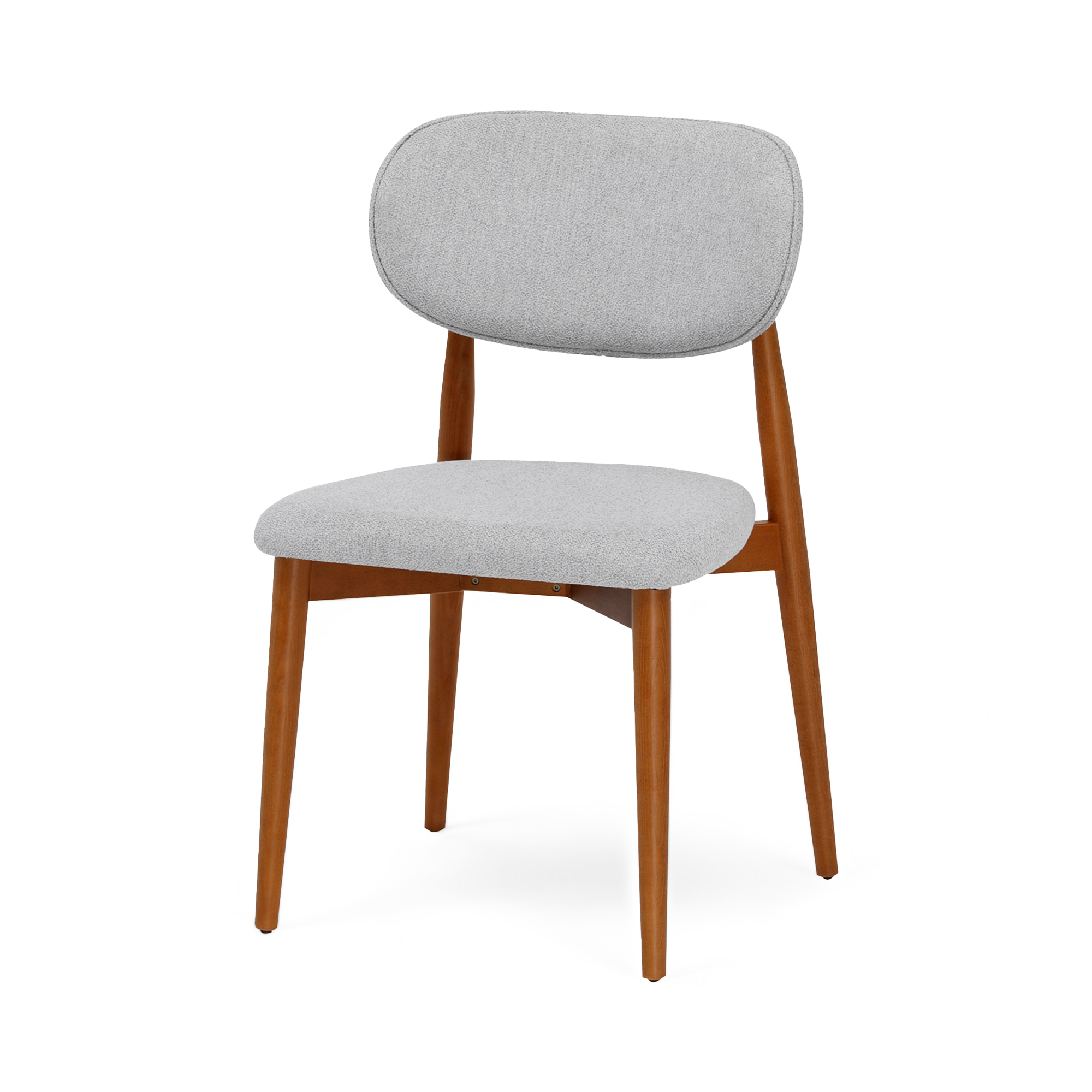 Bohem Parma Sandalye | Mense Kumaş | Ahşap İskelet