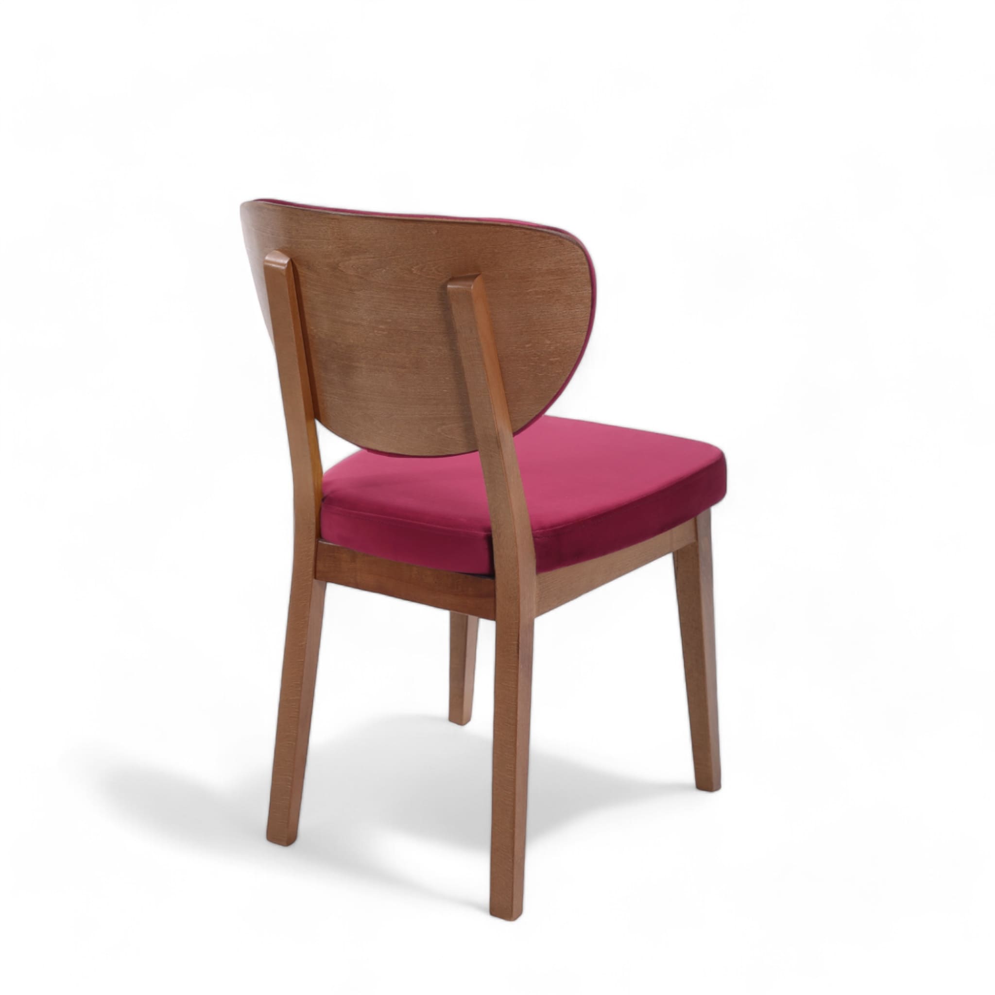 Boston Sandalye | Baby Face Kumaş | Ceviz Ahşap İskelet