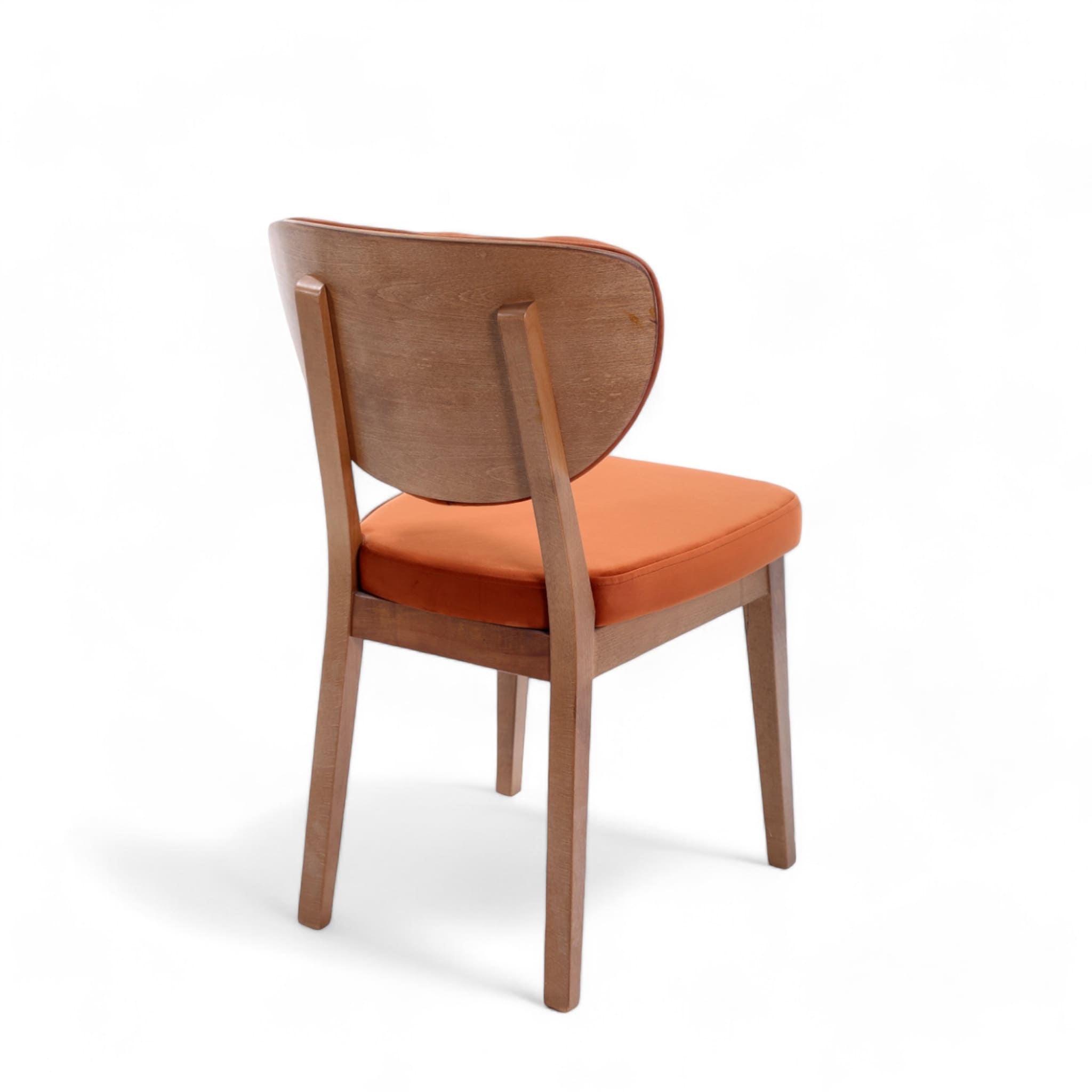 Boston Sandalye | Baby Face Kumaş | Ceviz Ahşap İskelet