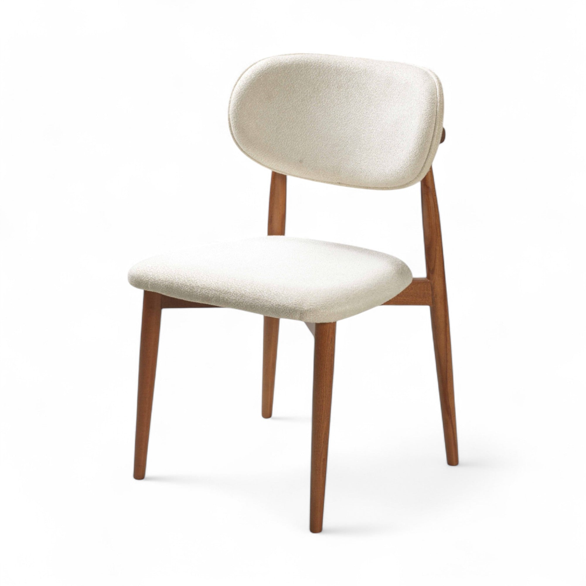 Bohem Parma Sandalye | Mense Kumaş | Ahşap İskelet