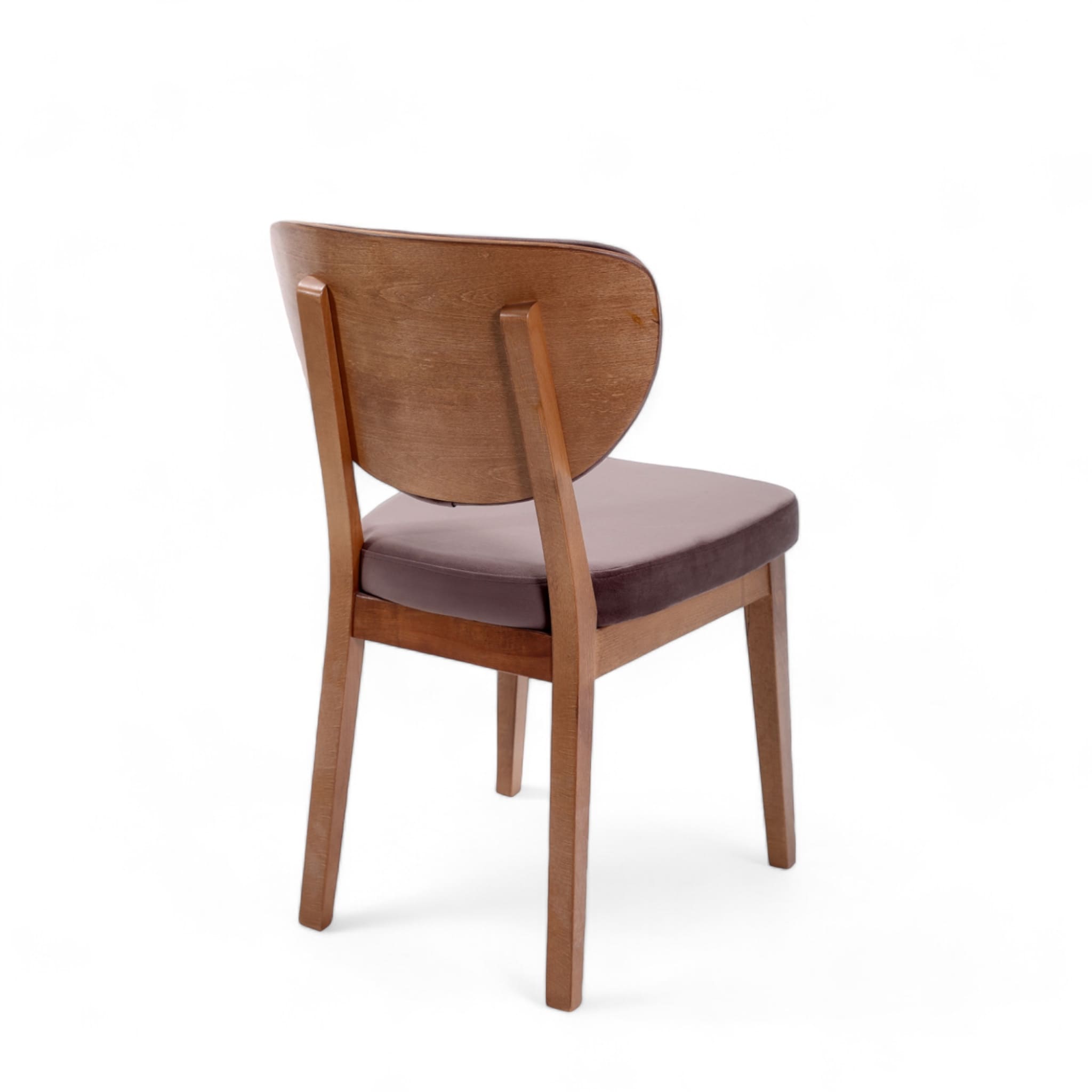 Boston Sandalye | Baby Face Kumaş | Ceviz Ahşap İskelet