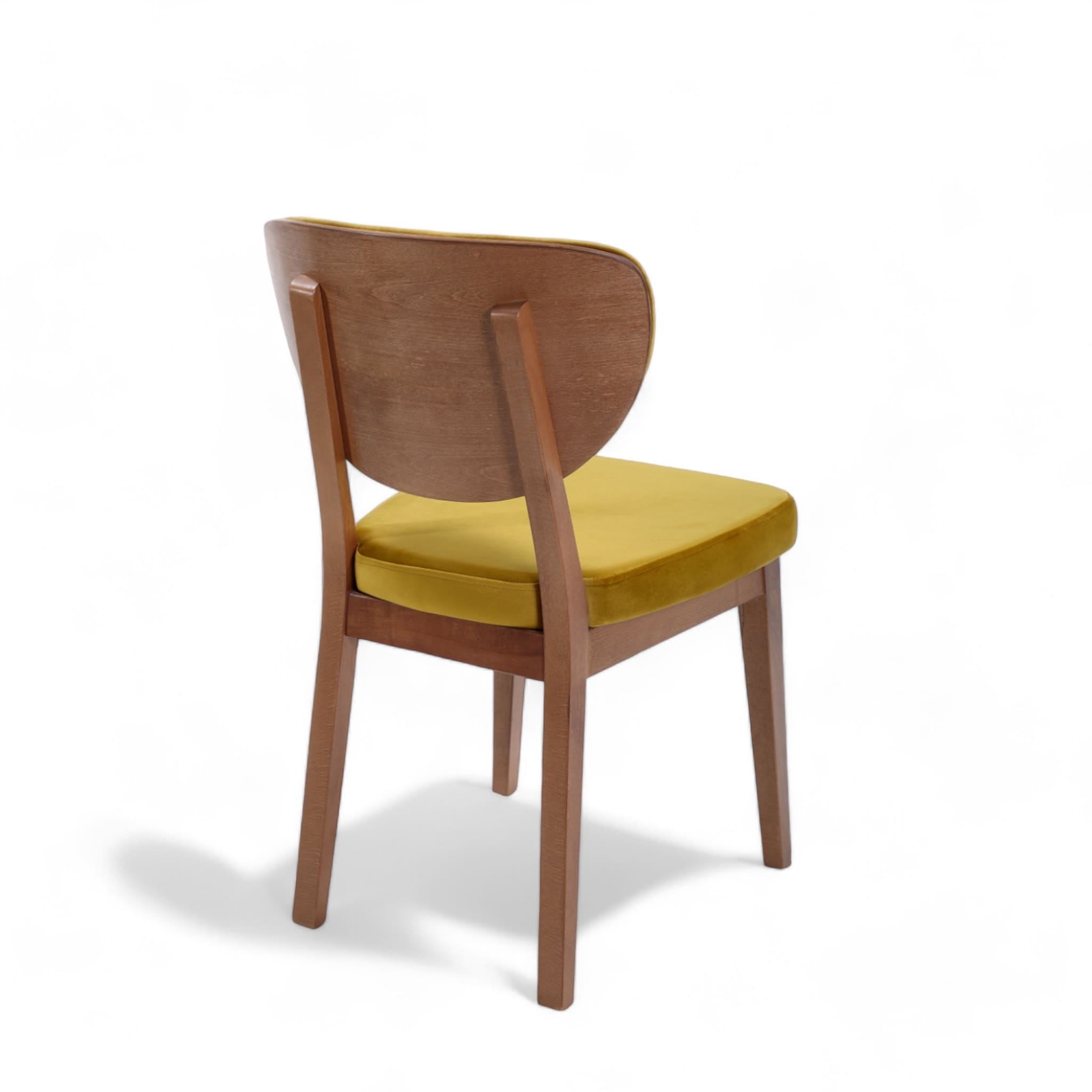 Boston Sandalye | Baby Face Kumaş | Ceviz Ahşap İskelet