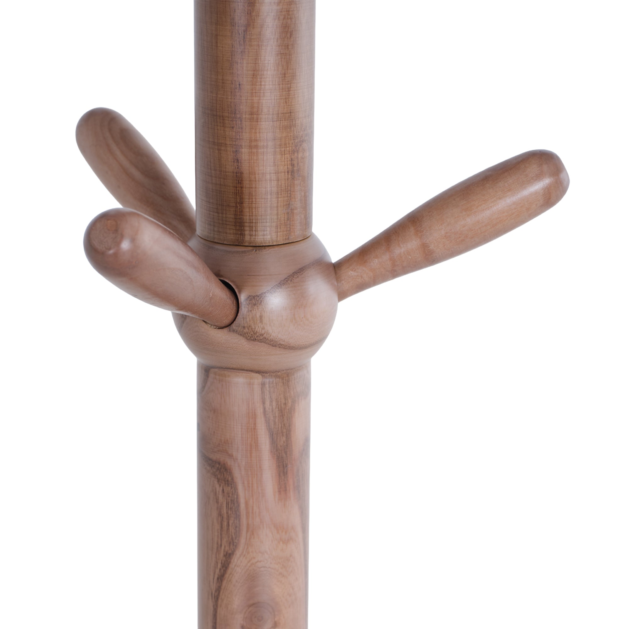 Timber Ahşap Portmanto - Elbise Askılığı - 9 Kollu