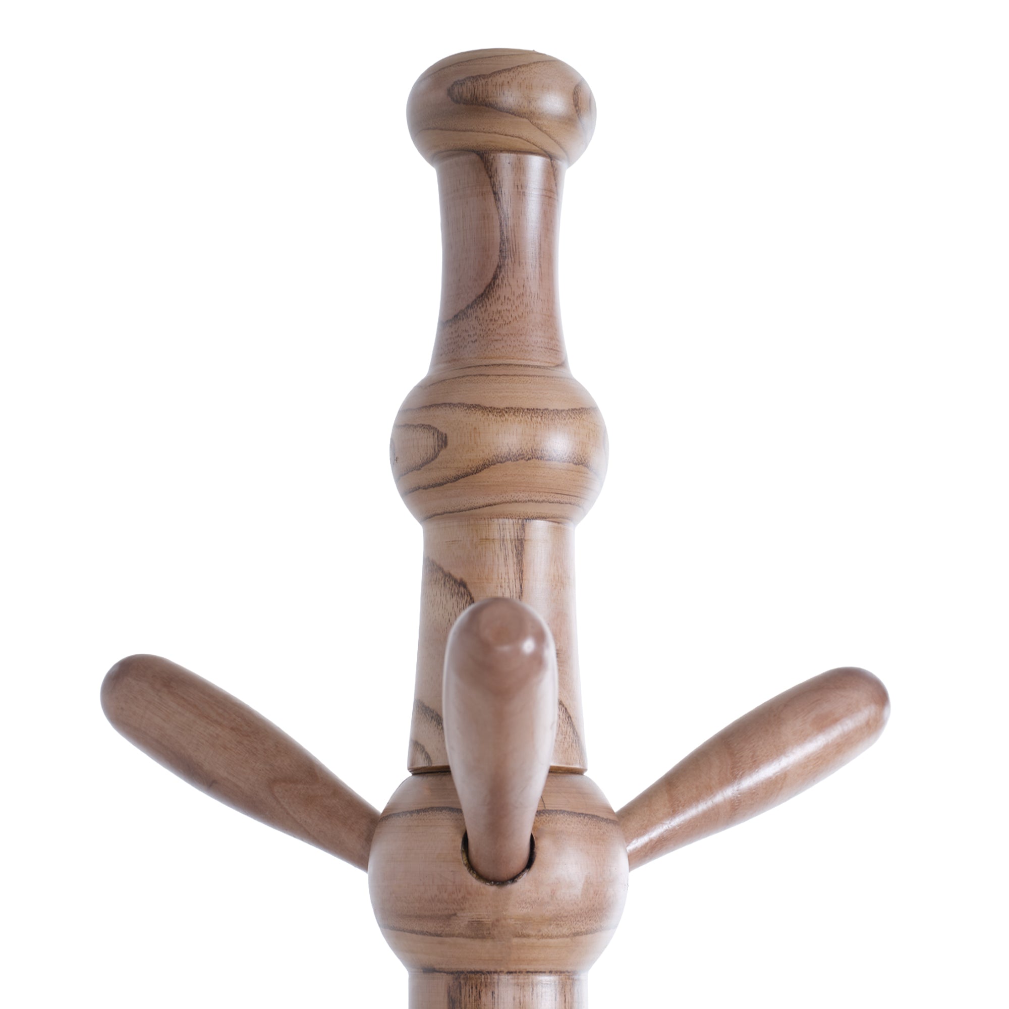 Timber Ahşap Portmanto - Elbise Askılığı - 9 Kollu